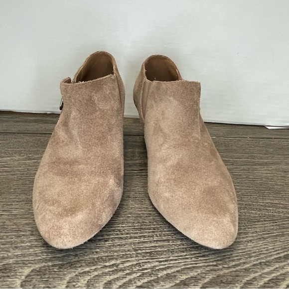 Adrienne Vittadini Tan Women's Wedge Shoes AV-Midge bootie ankle. Size 9m. - Picture 2 of 9